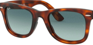 Lentes originais Ray-Ban RB4340 Wayfarer, cor 3M · Azul degradé