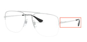 Hastes originais Ray-Ban RB6441 THE GENERAL GAZE visão, cor 2501 · Prateado