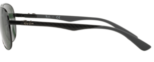 Hastes originais Ray-Ban RB8313 Carbon Fibre, cor 002 · Preto