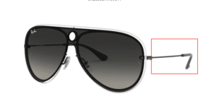 Hastes originais Ray-Ban RB3605, cor 9095 · Preto/branco