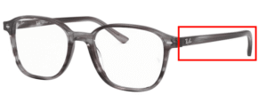 Hastes originais Ray-Ban RB5393, cor 8055 · Listrado cinzento
