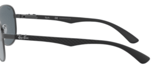 Hastes originais Ray-Ban RB8313 Carbon Fibre, cor 004 · Gunmetal