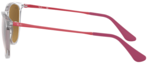 Hastes originais Ray-Ban RB9547S Junior JUNIOR ERIKA, cor 7032 · Transparente