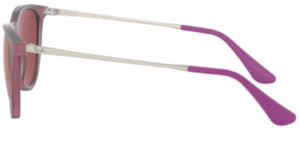 Hastes originais Ray-Ban RB9547S Junior JUNIOR ERIKA, cor 7056 · Rubber transparente fuxia