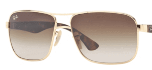 Lentes originais Ray-Ban RB3516, cor 13 · Castanho degradé · plástico