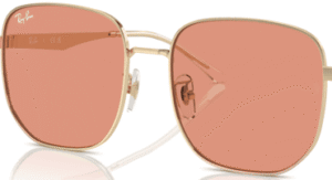 Lentes originais Ray-Ban RB3713D, cor 74 · Laranja · plástico