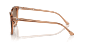Hastes originais Ray-Ban RB2210, cor 6764 · Transparente ligth castanho