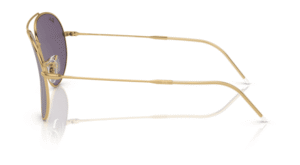 Hastes originais Ray-Ban RB0101S Aviator Reverse, cor 001 · Arista