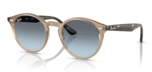 Ray-Ban 2180, cor 6788V1 · Azul degradé cinzento