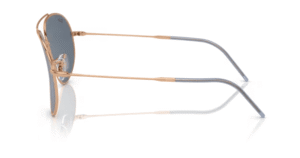 Hastes originais Ray-Ban RB0101S Aviator Reverse, cor 9202 · Rosa dourado