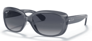 Ray-Ban RB4101 JACKIE OHH, cor 659278 · Transparente azul