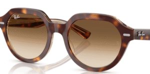 Lentes originais Ray-Ban RB4399 Gina, cor 51 · Castanho claro degradé