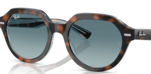Lentes originais Ray-Ban RB4399 Gina, cor 3M · Azul degradé