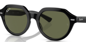 Lentes originais Ray-Ban RB4399 Gina, cor 58 · Verde polarizado