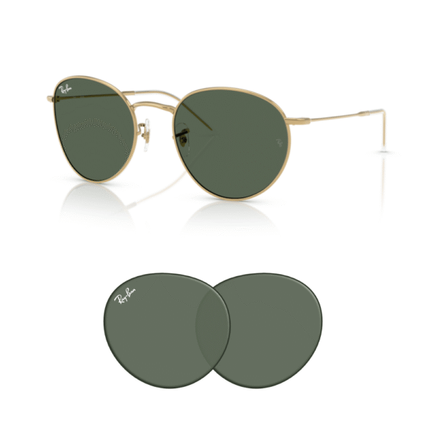 Lentes de reposição originais Ray-Ban RB0103S Round Reverse
