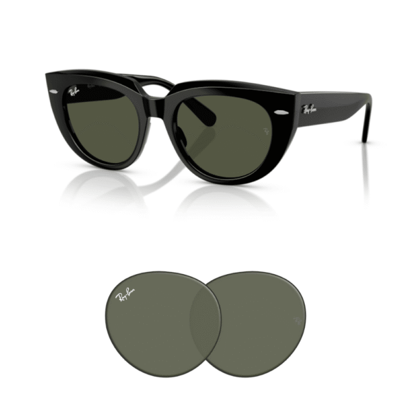 Lentes de reposição originais Ray-Ban RB2286 Doreen