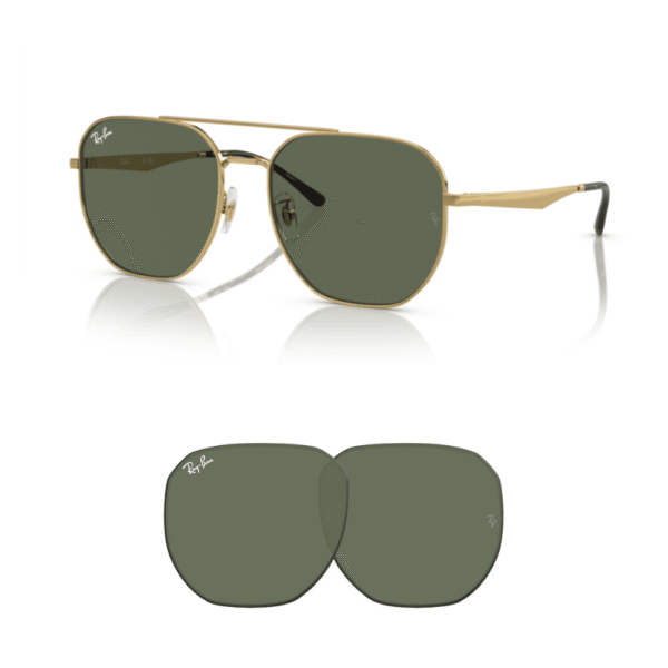 Lentes de reposição originais Ray-Ban RB3724D