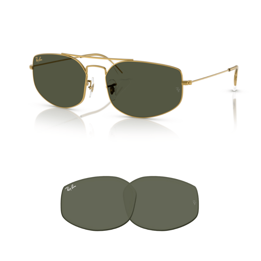 Lentes de reposição Ray-Ban 3845 EXPLORER 5 Originais