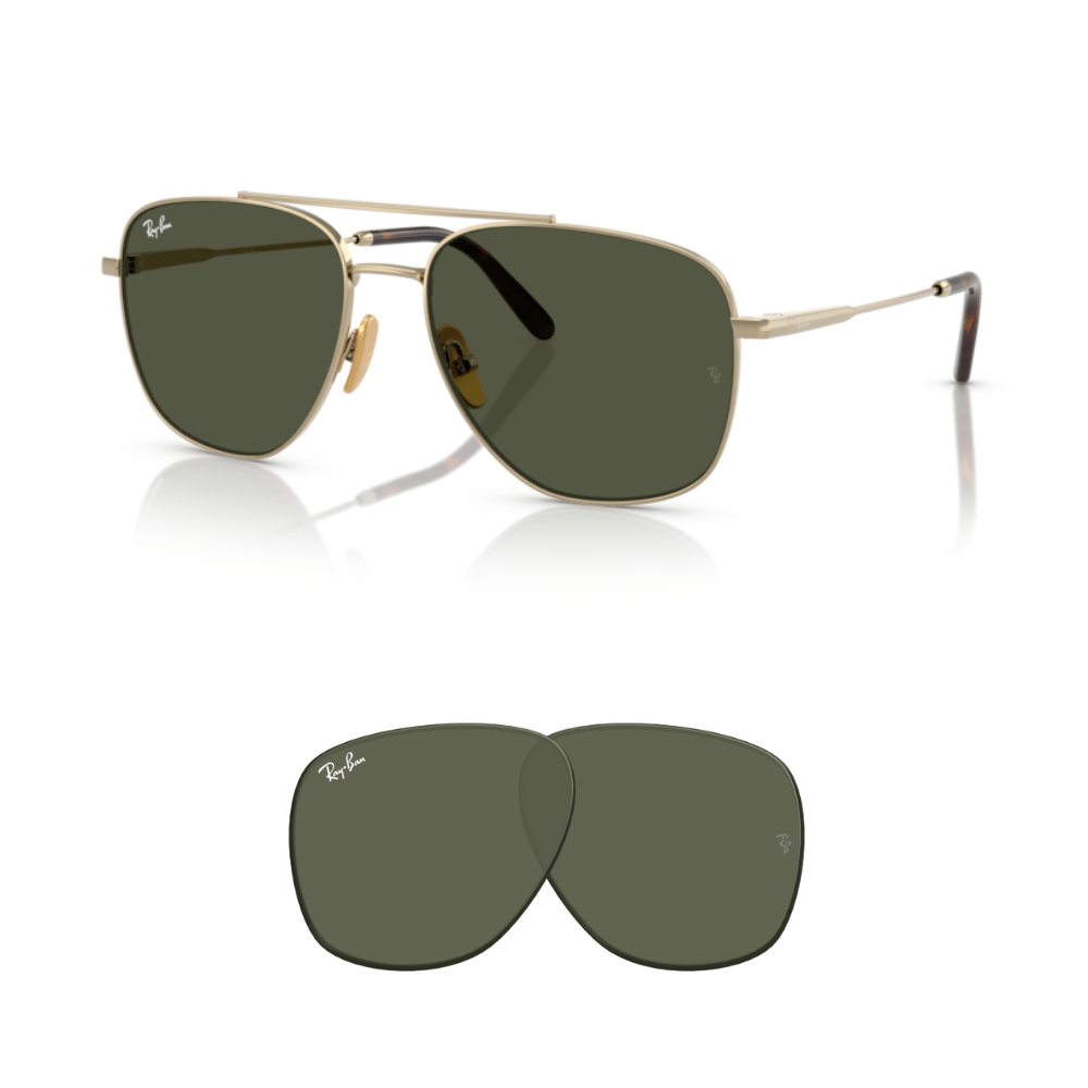 Lentes de reposição Ray-Ban 8097 WILLIAM TITANIUM