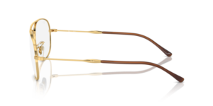 Hastes originais Ray-Ban RB3735 Bain Bridge, cor 2500 · Arista dourado
