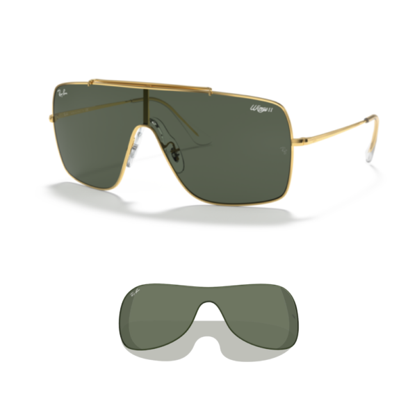 Lentes de reposição Ray-Ban 3697 Wings II Originais