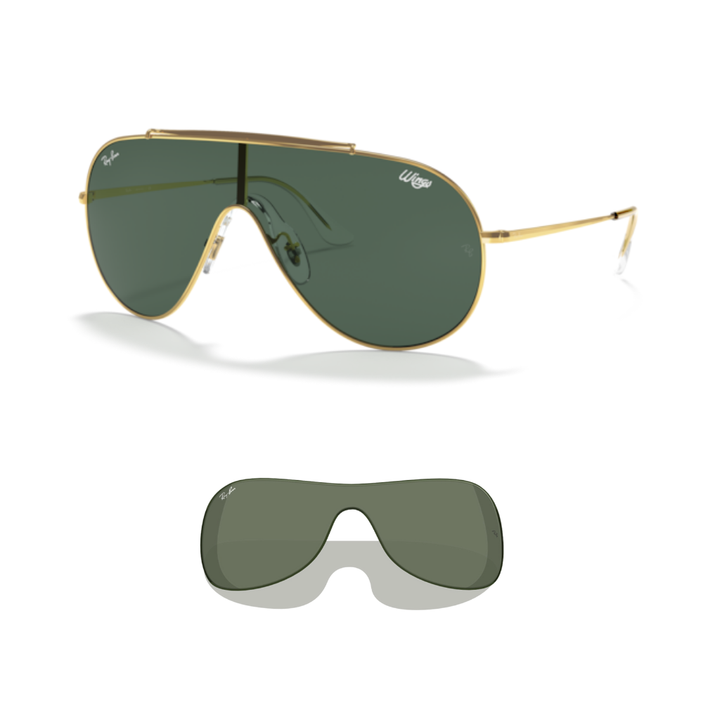 Lentes de reposição Ray-Ban 3597 WINGS Originais