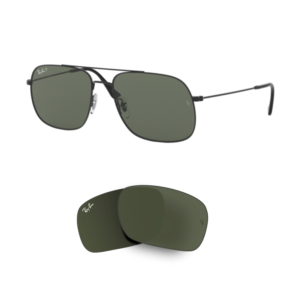 Lentes de reposição Ray-Ban 3595 ANDREA Originais
