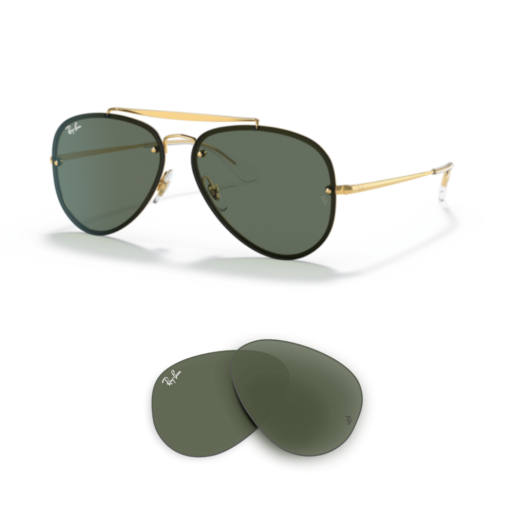 Lentes de reposição Ray-Ban 3584N BLAZE AVIATOR Originais