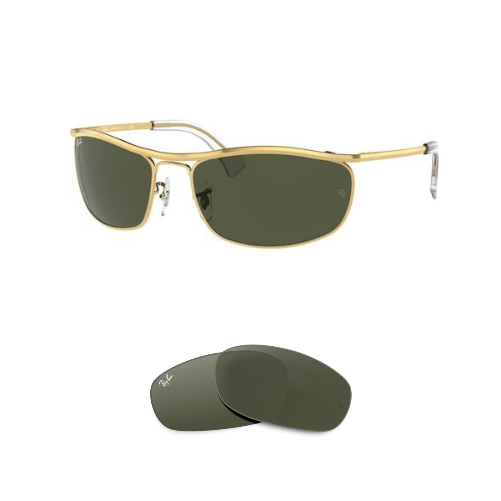 Lentes de reposição Ray-Ban 3119 OLYMPIAN Originais