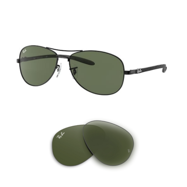 Lentes de reposição Ray-Ban 8301 Originais