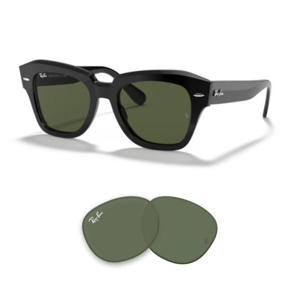 Lentes de reposição Ray-Ban 2186 STATE STREET Originais
