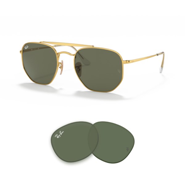 Lentes de reposição Ray-Ban 3648 MARSHAL Originais