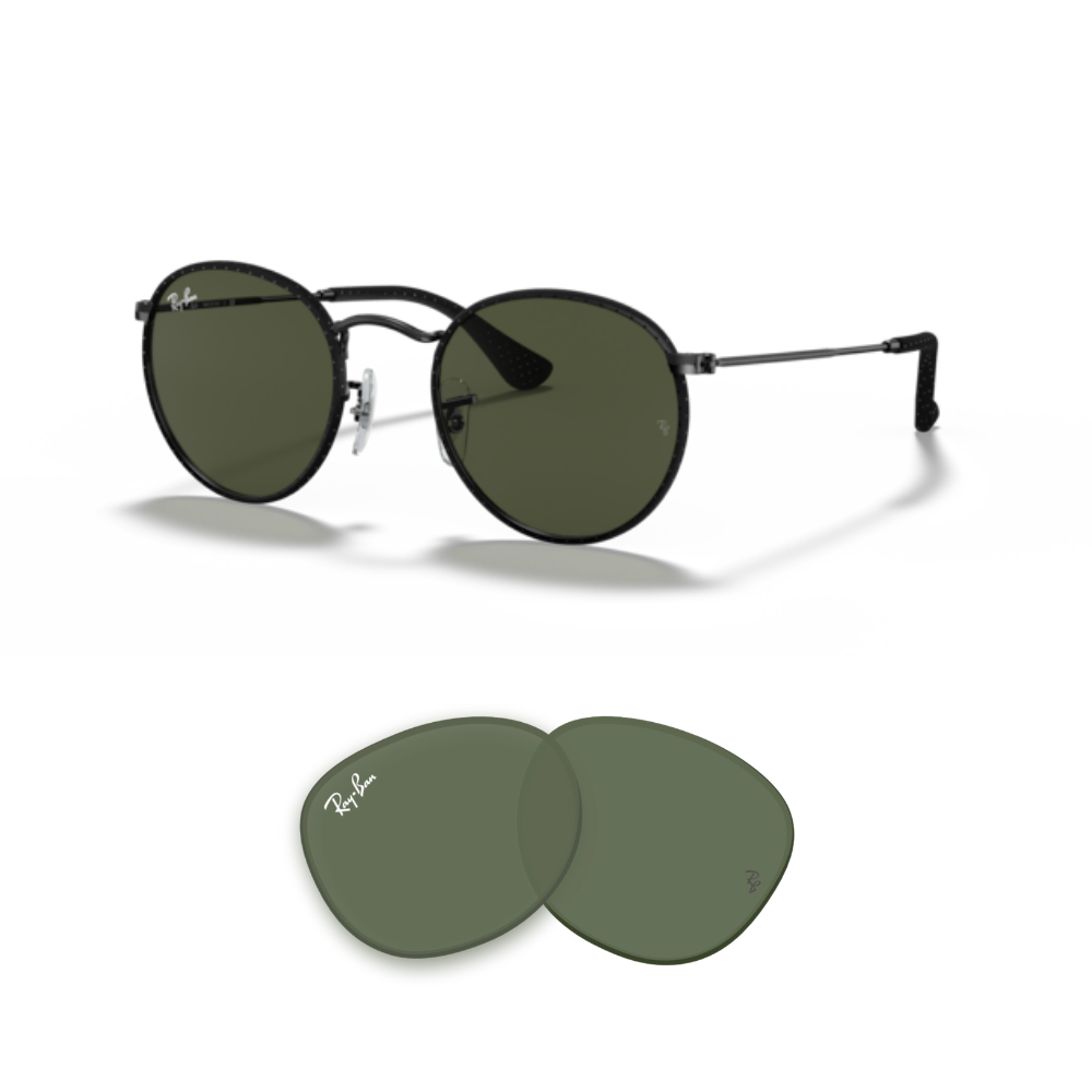 Lentes de reposição Ray-Ban 3475Q Round Craft Originais