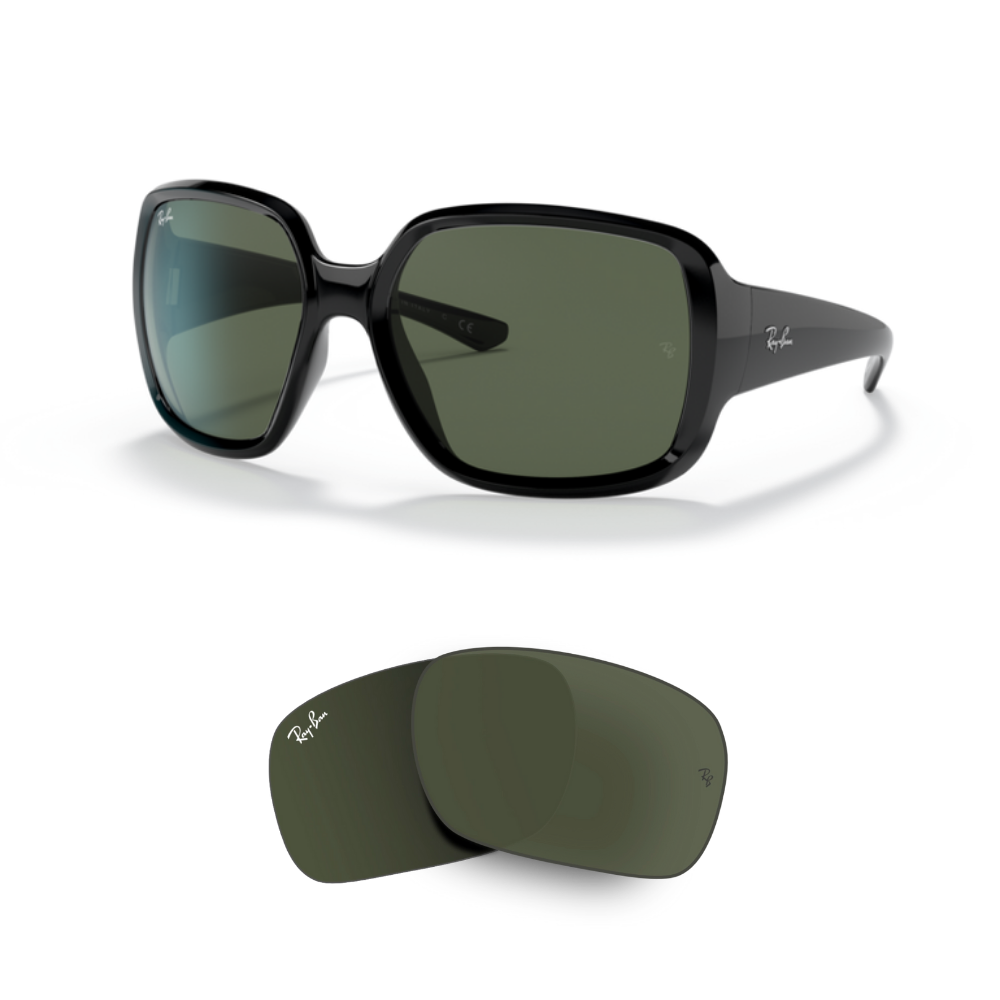 Lentes de reposição Ray-Ban 4347 Powderhorn Originais