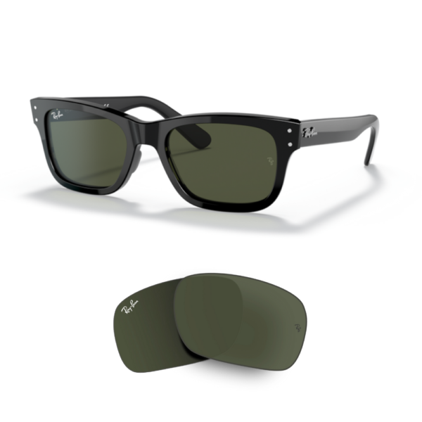 Lentes de reposição originais Ray-Ban RB2283 Mr Burbank
