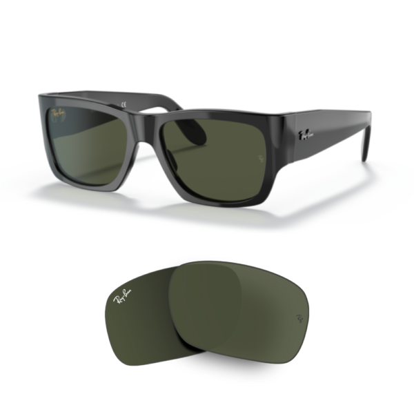Lentes de reposição Ray-Ban 2187 WAYFARER NOMAD Originais
