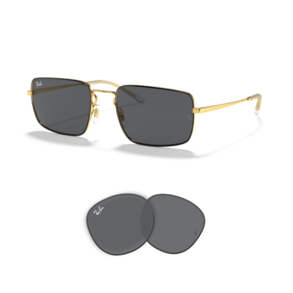 Lentes de reposição originais Ray-Ban RB3669