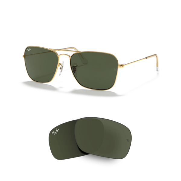 Lentes de reposição Ray-Ban 3136 CARAVAN Originais