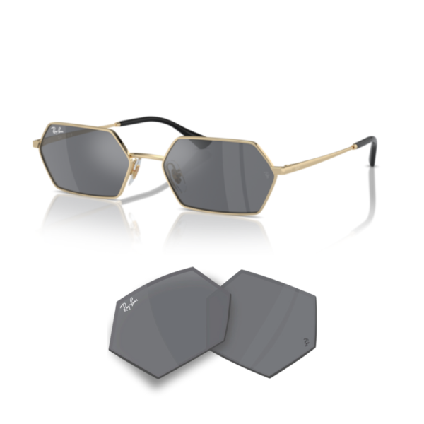 Lentes de reposição originais Ray-Ban RB3728 YEVI