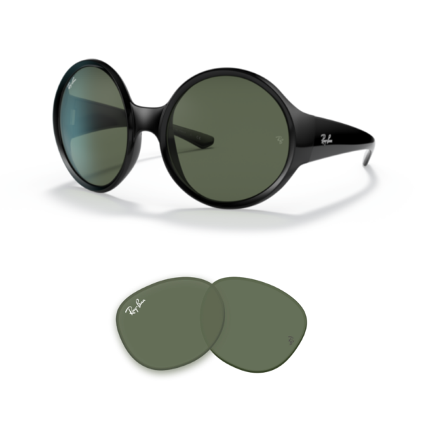 Lentes de reposição originais Ray-Ban RB4345