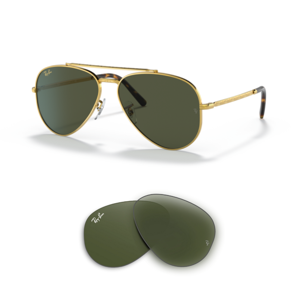 Lentes de reposição Ray-Ban 3625 NEW AVIATOR Originais