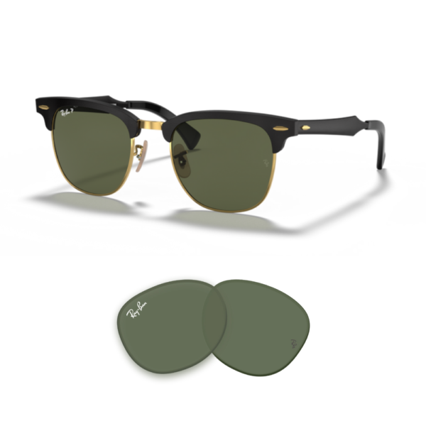 Lentes de reposição Ray-Ban 3507 CLUBMASTER ALUMINUM Originais