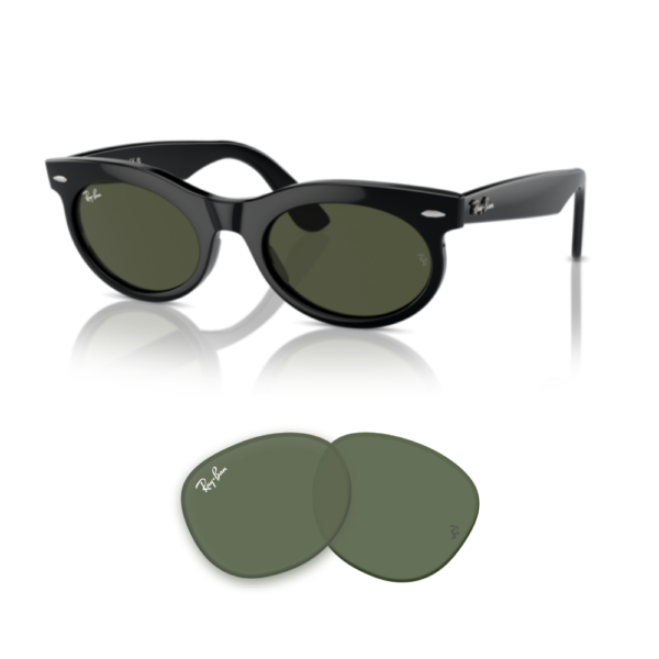 Lentes de reposição originais Ray-Ban RB2242 Wayfarer Oval