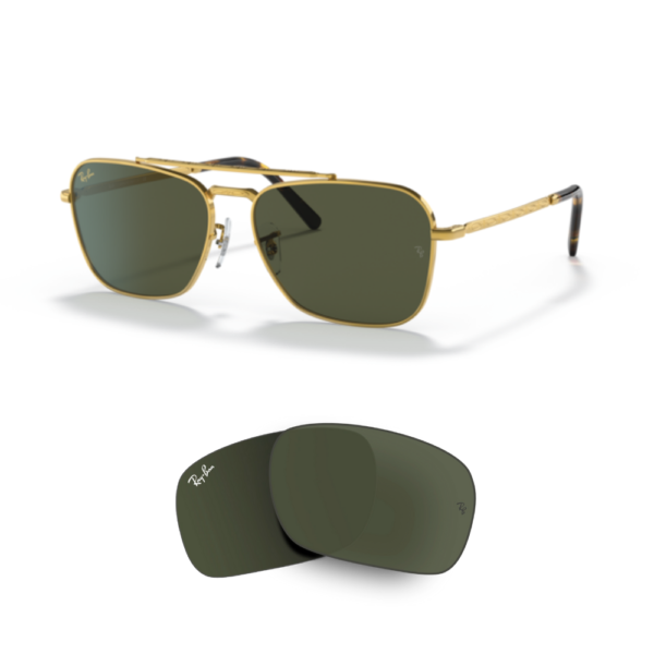 Lentes de reposição originais Ray-Ban RB3636 New Caravan