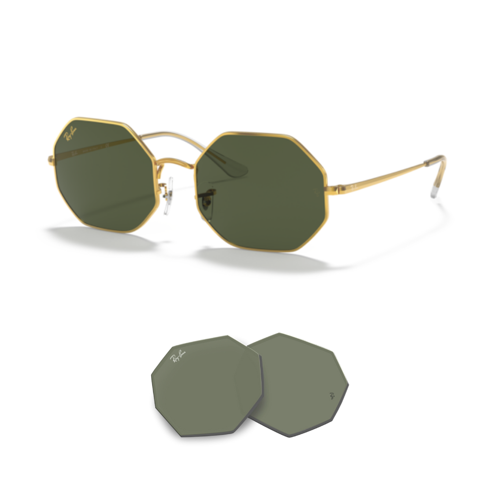 Lentes de reposição Ray-Ban 1972 OCTAGON Originais