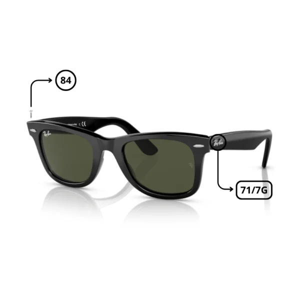Peças de reposição Ray-Ban 2140 Wayfarer
