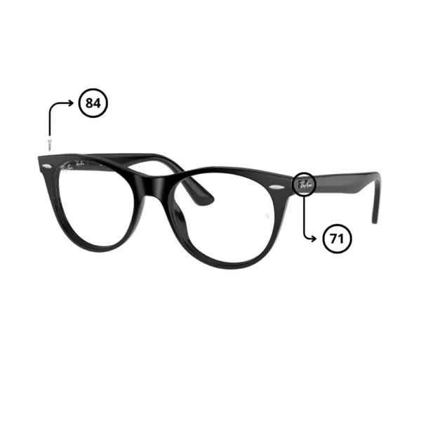 Peças de reposição Ray-Ban 2185V Originais