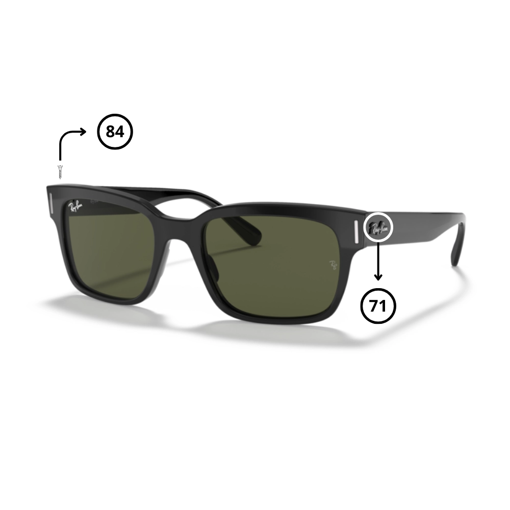 Peças de reposição Ray-Ban 2190 JEFFREY Originais