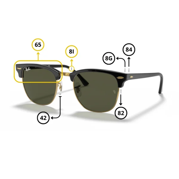 Peças de reposição Ray-Ban 3016
