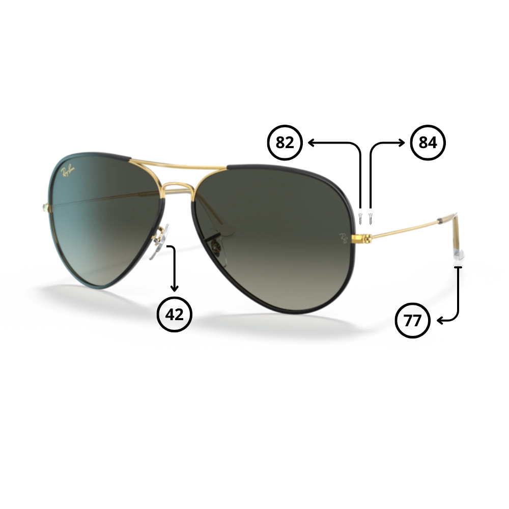 Peças de reposição Ray-Ban 3025JM Originais